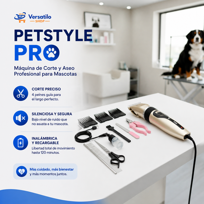 PetStyle Pro - Mantén su pelaje libre de residuos y suciedad