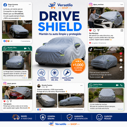 DriveShield - Mantén tu auto limpio y protegido