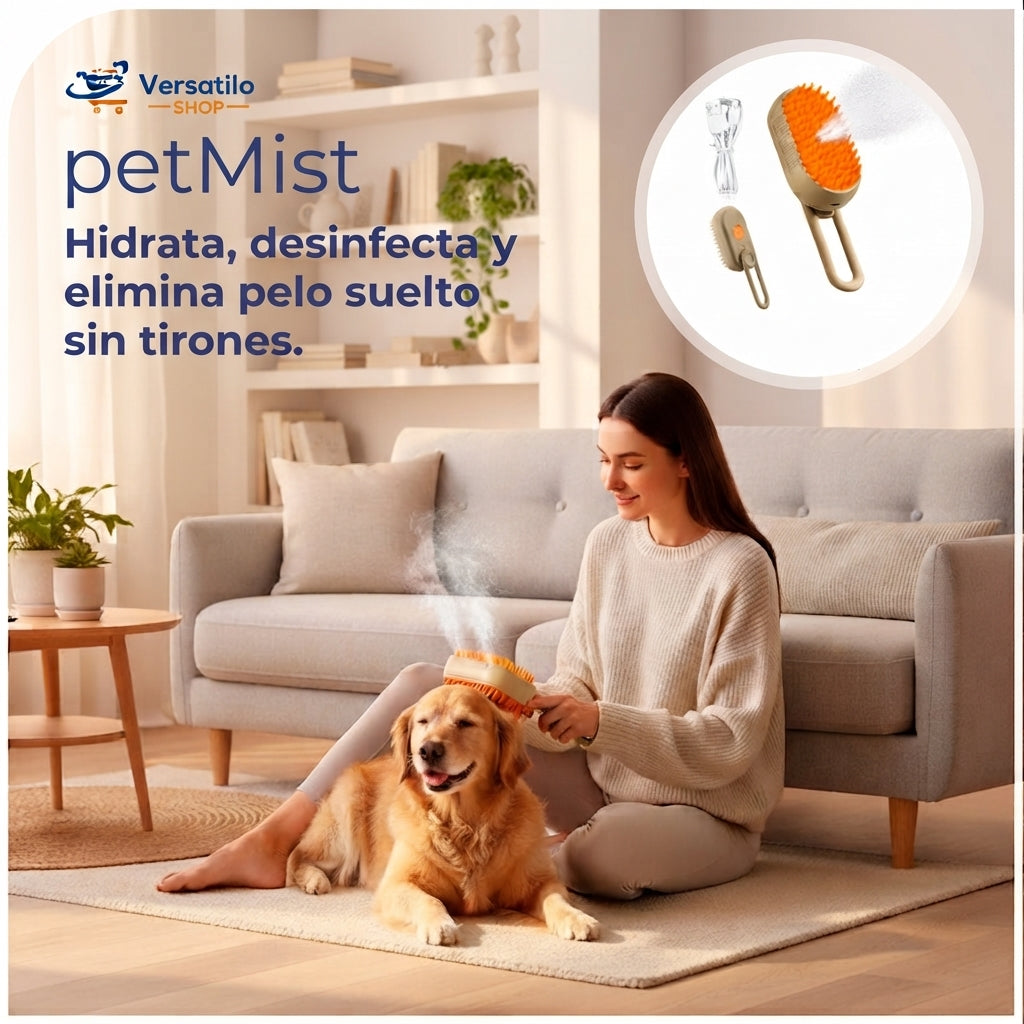 PetMist - Cepillado suave y pelaje más hidratado