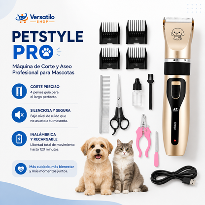 PetStyle Pro - Mantén su pelaje libre de residuos y suciedad