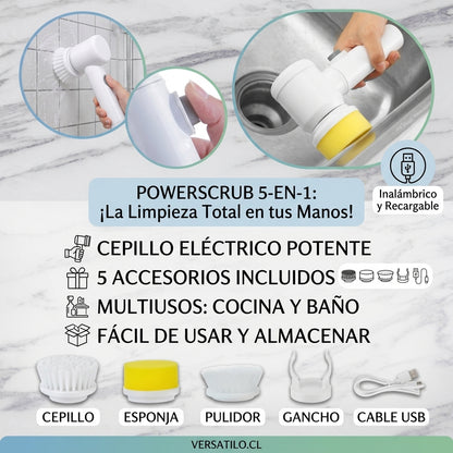 PowerScrub - Elimina la mugre difícil en minutos